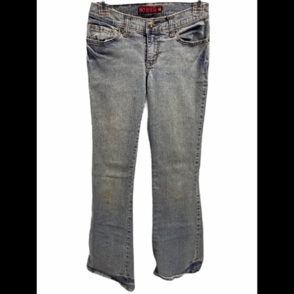 SO Denim Light Wash Juniors Jeans - Picture 1 of 7